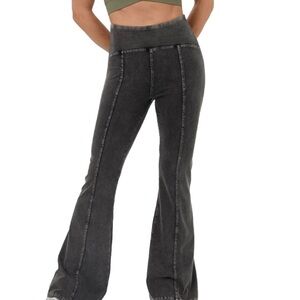Halara HalaraMagic™ Cool Touch Breathable Stretchy Knit Denim Casual Flare Pants
